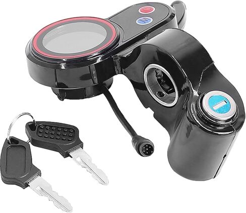 Electric Thumb Throttle Display Compatible with H5 Electric Scooter 6-Pin Speed Controller Accessories with Lock, LCD Display Control Panel for M4 Electric Scooter in Saudi Arabia