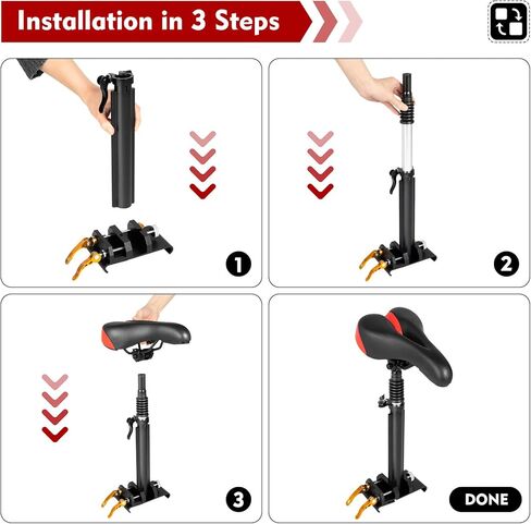 Scooter Seat Electric Skateboard Saddle Seat for Xiaomi M365 Adjustable Height in Kuwait
