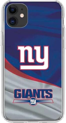 حافظة هاتف Skinit الشفافة متوافقة مع iPhone 11 - تصميم NFL New York Giants مرخص رسميًا in Saudi Arabia