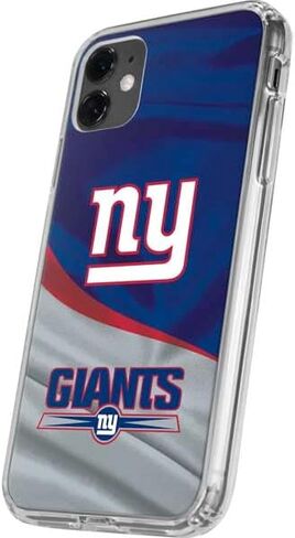 حافظة هاتف Skinit الشفافة متوافقة مع iPhone 11 - تصميم NFL New York Giants مرخص رسميًا in Saudi Arabia