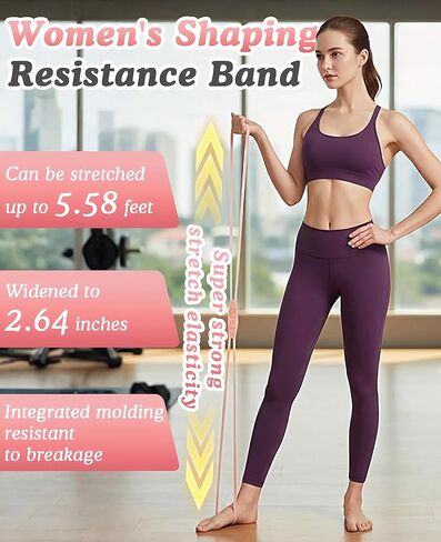 3 PCS Figure 8 Resistance Bands for Women, 15 Lbs & 25 Lbs & 35 Lbs Keep Resistance Band for Arm with Non-Slip Handles in Kuwait