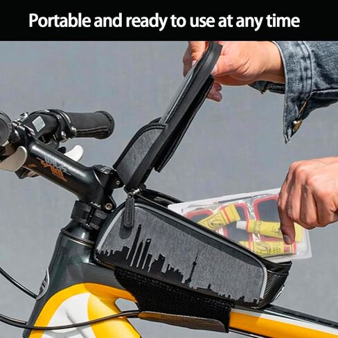 طقم إصلاح الأنبوب الداخلي للدراجة - رقع فلكنة وبدون لاصق مع رافعات الإطارات، عالمية للدراجات النارية BMX MTB ركوب الدراجات على الطرق الجبلية in Kuwait