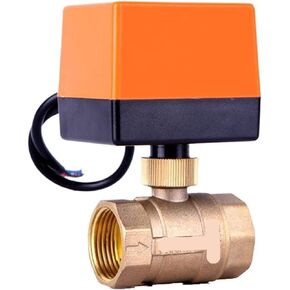 1/2 "3/4" 1 "2" صمام كروي AC220V 3-Wire 2-Way Control صمام كروي نحاسي صمام كروي مستقر (1,12VDC) in Kuwait