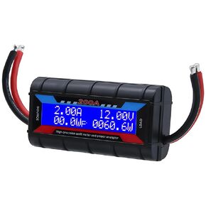 60V 150A Watt Meter Power - High Precision Power Monitor Power Consumption Meter Battery Analyzer Tester with Digital LCD Screen for RC Solar Wind Power Ebike(9000W) (60V150A) in Kuwait