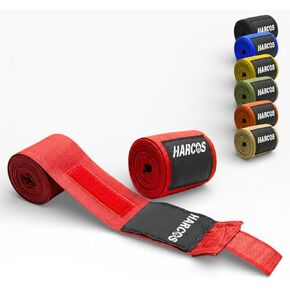 Harcos Boxing Hand Wraps 3.5M / 140 Inches – Soft Semi-Elastic MMA Hand Wraps with Wrist Support for Muay Thai, Kickboxing & Training – Thumb Loop & Hook-and-Loop Closure in Saudi Arabia