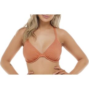 Skye Women's Standard Hilary D, DD, E, F Cup Underwire Bikini Top Swimsuit, Calypso, D in Kuwait