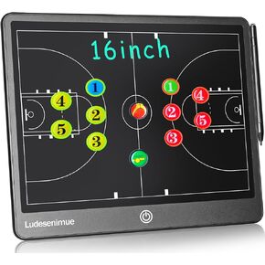 Electronic Basketball Coaching Board with Magnetic Screen - 16 inch LCD BasketballTactics Board with Stylus Pen, Basketball Coach Essentials in Kuwait