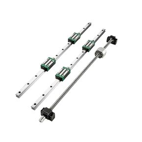 HGR20 2 قطعة سياج توجيهي خطي 600-2000 مللي متر 4 قطعة كتل الشرائح RM1605 ballscrew الكرة الجوز BF12/BK12 الجوز (2 قطعة HGR20-1000mm) in Kuwait