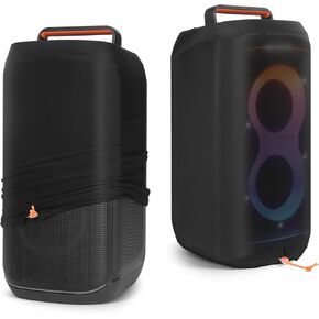 غطاء غبار لمكبر صوت JBL Partybox 720 المحمول للحفلات، غطاء مكبر صوت من قماش الليكرا، تصميم بإبزيم سلك مطاطي، سهل التنظيف، غلاف واقٍ قابل لإعادة الاستخدام in Kuwait