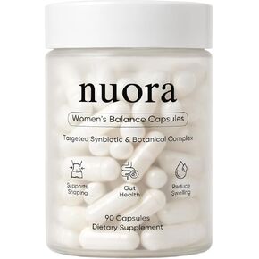 كبسولات صحة الأمعاء من نورا مع الفلفل الأسود البربرين - مكمل للأغشية الحيوية للأمعاء للنساء، توازن الجهاز الهضمي، غير معدل وراثيًا، 90 كبسولة (1) in Kuwait