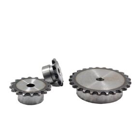 ترس محرك فولاذي شديد التحمل 1 قطعة 06C 10 أسنان إلى 25 أسنان سلسلة عجلة ضرس ترس صناعي A3 فولاذ مناسب لملعب الأسطوانة 9.525 مم (10 أسنان) in Kuwait
