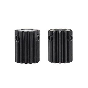 ترس ترس محرك فولاذي شديد التحمل 1 قطعة 1 متر 10 أسنان ~ 1M28 ترس حفز ترس ترس تتحمل 4 مم سطح أسود 10 OD 12 مم 30 مم الكربون المس (1 م 17 طن) in Kuwait