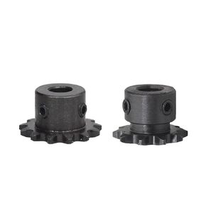 ترس ترس محرك فولاذي شديد التحمل قطعة واحدة 12T 04C ترس سلسلة 45# فولاذ 12 أسنان محرك صناعي عجلة ضرس حجم التجويف 5 6 .35 7 8 10 12 مم (5 مم) in Kuwait