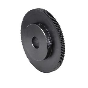 ترس محرك فولاذي شديد التحمل قطعة واحدة ترس محرك 1M-100 أسنان من الفولاذ الكربوني عالي التردد لعجلة تبريد الأسنان مقاس 50 مم (100T-Bore 19 مم) in Kuwait