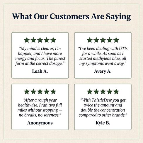 الميثيلين الأزرق | 1% من الدرجة الصيدلانية لدستور الأدوية الأمريكي (10 مجم/مل) | سائل عالي النقاء 2 أونصة سائلة (60 حصة) | يدعم الطاقة الخلوية والتركيز والوظيفة الإدراكية | يدعم الميتوكوندريا in Kuwait