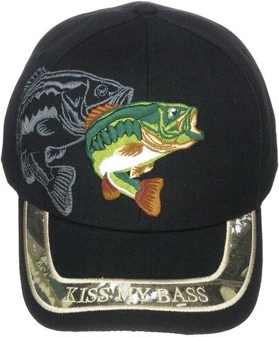 قبعة بيسبول مطرزة عالية الوضوح من Kiss My Bass Sportfishing in Saudi Arabia