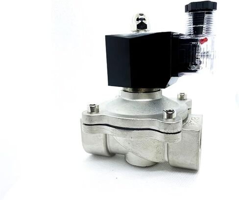 1 "صمام الملف اللولبي مغلق عادة الفولاذ المقاوم للصدأ IP65 مقاوم للماء 220 فولت 12 فولت 24 فولت صمام الملف اللولبي لغاز الماء (NPT_24VAC_EPDM-Seal) in Kuwait