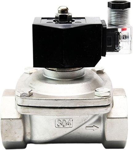 1/2 "3/8" 3/4 "1" صمام الملف اللولبي مغلق عادة الفولاذ المقاوم للصدأ IP65 مقاوم للماء 220 فولت 12 فولت 24 فولت 110 فولت صمام الملف اللولبي (1، G_12VDC) in Kuwait