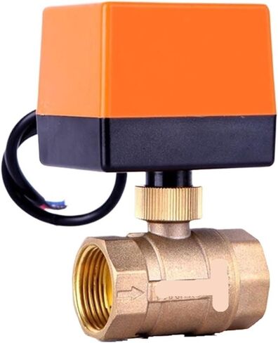 1/2 "3/4" 1 "2" صمام كروي AC220V 3-Wire 2-Way Control صمام كروي نحاسي صمام كروي مستقر (1,12VDC) in Kuwait