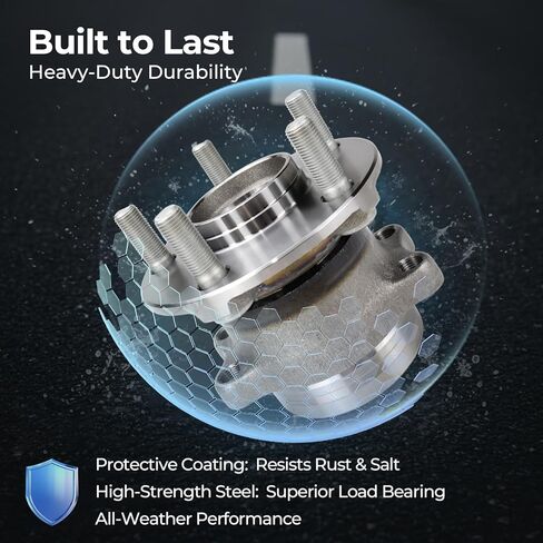 512518 محمل العجلة الخلفية ومجموعة المحور مع 5 عروة متوافقة مع Subaru Forester 2014-2018، Impreza 2012-2021، Crosstrek 2016-2021، XV Crosstrek 2013-2015 28473FJ020 in Kuwait