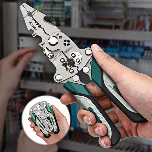 New Multifunctional Foldable Automatic Wire Stripper and Cutter,Wire Crimping Tool for Wire Repair and Splicing in Saudi Arabia