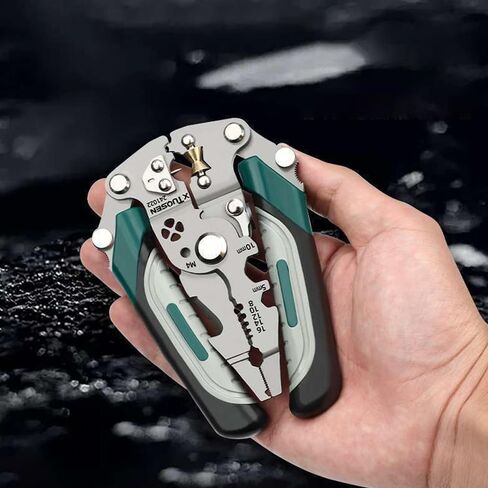 New Multifunctional Foldable Automatic Wire Stripper and Cutter,Wire Crimping Tool for Wire Repair and Splicing in Saudi Arabia