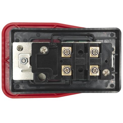 HY56 Universal Emergency Stop Switch 120V/230V Single-Phase - 2-Pole Electromagnetic Motor Control for Woodworking Machinery & Industrial Equipment - Compatible with KEDU HY56 Model in Saudi Arabia