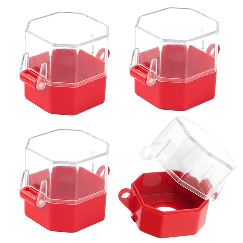 Emergency Stop Button Cover Lockout – 4 Pack Square Transparent Push Button Switch Cover Protector, 22mm Holes, Adhesive, for Industrial Control Panels, Workshops & Equipment Maintenance in Saudi Arabia