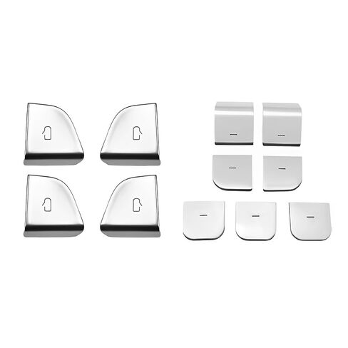 Tesla Buttom Sticker Window Switch Covers Decoration for Model Y Juniper Model 3 Highland 2024 2025 Door Open Button Sticker Wrap Tesla Interior Accessories in Saudi Arabia