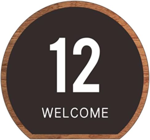 أرقام الطاولة، قطعة واحدة من أرقام الطاولة المصنوعة من الخشب الصلب والفولاذ المقاوم للصدأ، مقاسات متعددة 3 بوصات (3) in Kuwait