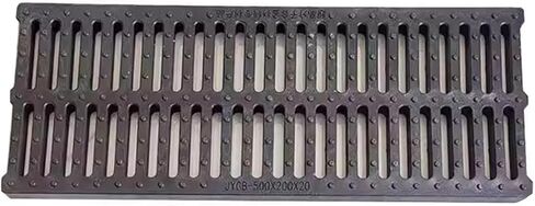 Drain Grate Drain Grate Trench for Concrete Floor, Yard, Driveway & Garage(19.6x11.8x0.79in,1PCS) in Saudi Arabia