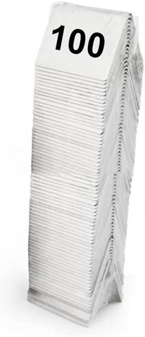 Table numbers, Table Numbers, Stainless Steel Number Plate Double Sided Triangular Stackable 50x40x35mm(1-50) in Saudi Arabia