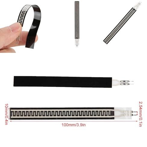 Force Sensitive Resistor, ZD10-100 Force Pressure Sensor, 0-500g Range Flexible Film Pressure Sensor, 3.9x0.4in Flexible Bend Sensors for Smart Home, Medicals Electronics in Kuwait