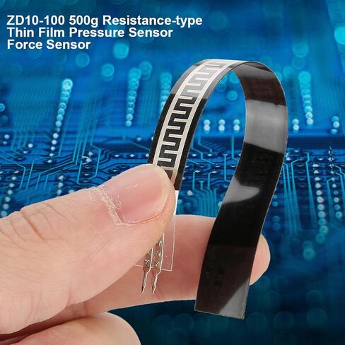 Force Sensitive Resistor, ZD10-100 Force Pressure Sensor, 0-500g Range Flexible Film Pressure Sensor, 3.9x0.4in Flexible Bend Sensors for Smart Home, Medicals Electronics in Kuwait
