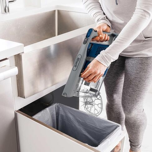 Shark UZ365H المضادة للحساسية Pet Plus عصا لاسلكية للتنظيف الذاتي، فرشاة تنظيف ذاتي، PowerFins، أداة شق، أداة تنجيد، وقت تشغيل 40 دقيقة، فضي/أزرق (متجدد) in Saudi Arabia