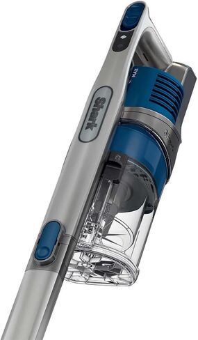 Shark UZ365H المضادة للحساسية Pet Plus عصا لاسلكية للتنظيف الذاتي، فرشاة تنظيف ذاتي، PowerFins، أداة شق، أداة تنجيد، وقت تشغيل 40 دقيقة، فضي/أزرق (متجدد) in Saudi Arabia