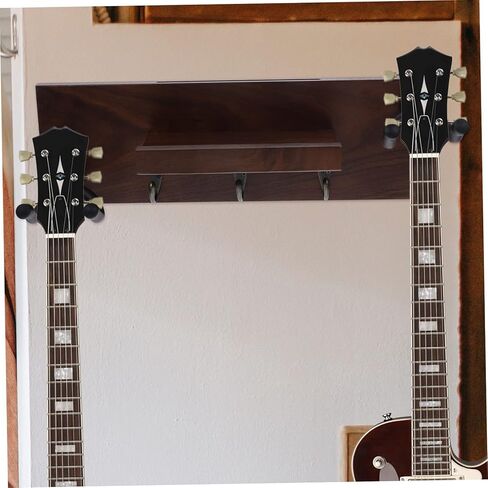 Guitar Wall Mount Hanger Multi-Function Hook for Electric Bass Ukulele and Acoustic Guitars Space-Saving Storage Rack Easy Installation in Saudi Arabia