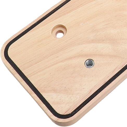 Eujgoov Solid Wood Guitar Hanger Rack, Glossy Wall Mount Stand with Pick Holder, Rubber Protection, Pine Wood, Holiday Present for Guitar Enthusiasts in Saudi Arabia