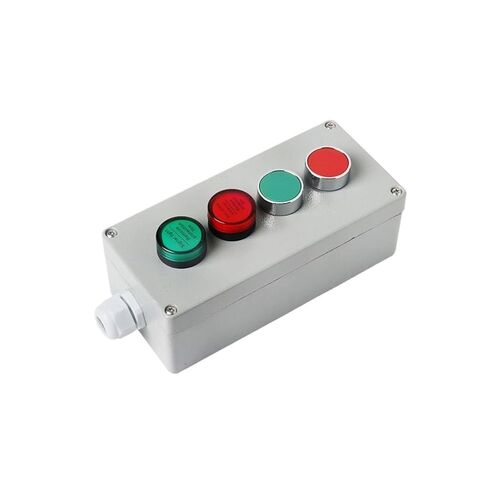 BIK DIY Metal Push Button Control Box Explosion-Proof Junction Waterproof Boxed Emergency Start Reset Electric(3P Emergency Reset-01) in Saudi Arabia