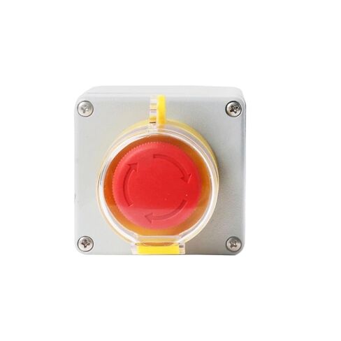 BIK DIY Metal Push Button Control Box Explosion-Proof Junction Waterproof Boxed Emergency Start Reset Electric(3P Emergency Reset-01) in Saudi Arabia