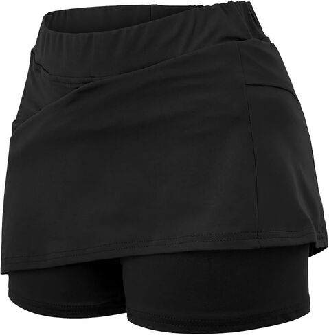 Skorts for Women with Pockets Tummy Control Athletic Golf Tennis Skirt Plus Size High Waisted Skorts Dressy Causal in Kuwait