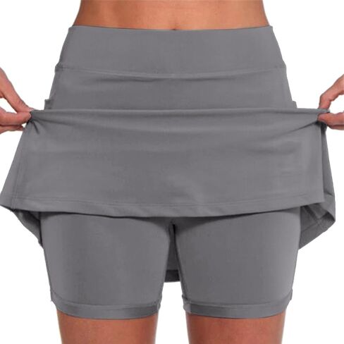 Skorts for Women with Pockets Tummy Control Athletic Golf Tennis Skirt Plus Size High Waisted Skorts Dressy Causal in Kuwait