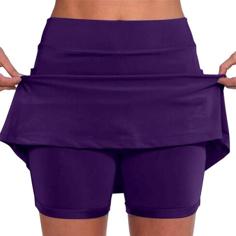 Skorts for Women with Pockets Tummy Control Athletic Golf Tennis Skirt Plus Size High Waisted Skorts Dressy Causal in Kuwait