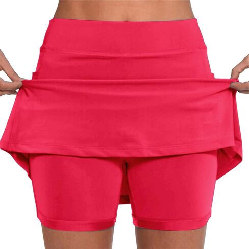 Skorts for Women with Pockets Tummy Control Athletic Golf Tennis Skirt Plus Size High Waisted Skorts Dressy Causal in Kuwait