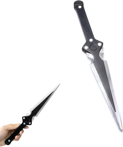 1 PCS Foam Training Dagger Professional Foam Sword Fake Knife 14" PU Weapon Knife Prop for Cosplay Accessories Martial Arts Practice Halloween in Kuwait