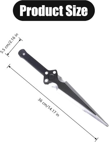 1 PCS Foam Training Dagger Professional Foam Sword Fake Knife 14" PU Weapon Knife Prop for Cosplay Accessories Martial Arts Practice Halloween in Kuwait