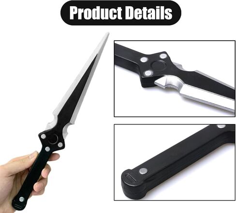 1 PCS Foam Training Dagger Professional Foam Sword Fake Knife 14" PU Weapon Knife Prop for Cosplay Accessories Martial Arts Practice Halloween in Kuwait