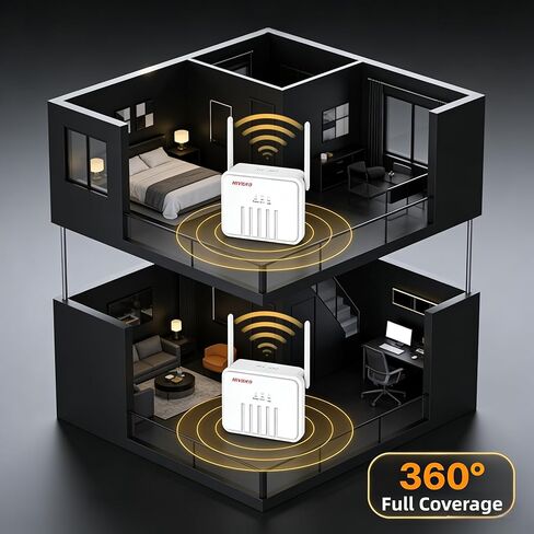 1200Mbps 1.2Gbps WiFi Repeater HI-AX1200 WiFi Extender Amplifier 2.4G/5GHz Wi-Fi Signal Booster Long Range (US Plug) in Saudi Arabia