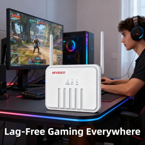 1200Mbps 1.2Gbps WiFi Repeater HI-AX1200 WiFi Extender Amplifier 2.4G/5GHz Wi-Fi Signal Booster Long Range (US Plug) in Saudi Arabia