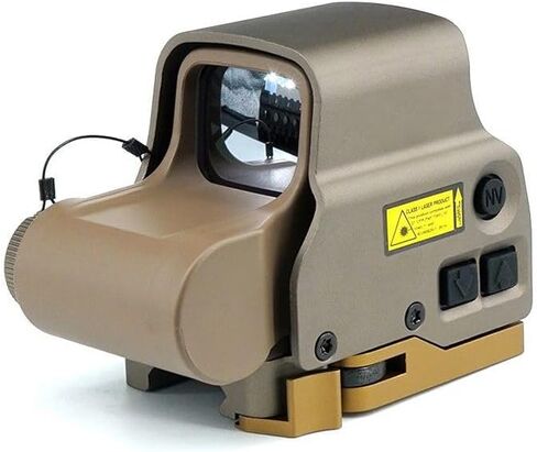 EXPS3 GEN2 منظر نقطة حمراء مع وظيفة NV، نطاق منعكس للنقطة الحمراء البصرية مع زر تبديل ضوء الأشعة تحت الحمراء ووظيفة الرؤية الليلية، للعرض ليلاً/نهارًا، يناسب السكك الحديدية القياسية 20 مم، أسمر ضارب للصفرة in Kuwait